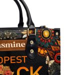 Dopest Black Daughter - Personalized Leather Handbag Mb64B