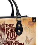 I Am The Storm - Personalized Leather Handbag Stb178