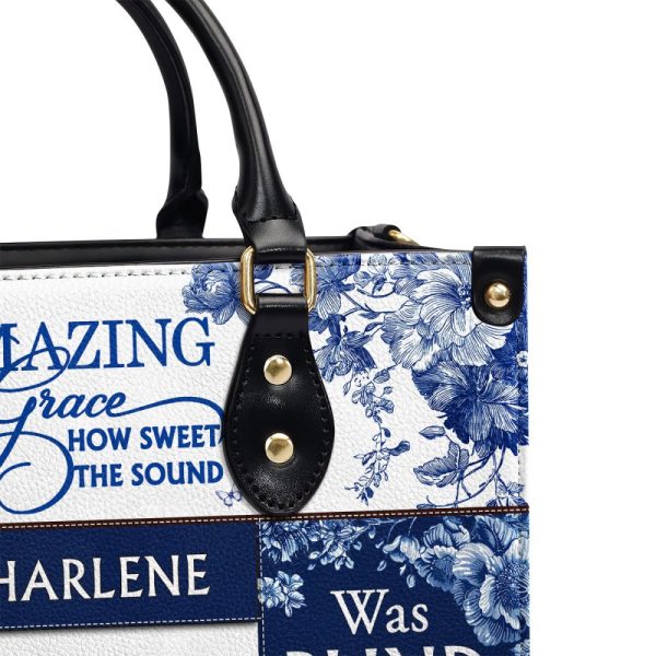 Amazing Grace - Personalized Leather Handbag