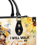 I Will Walk By Faith - Personalized Leather Handbag Sblhbltu2799L