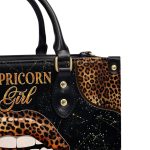 If My Mouth Doesn'T Say It My Face Definitely Will - Personalized Leather Handbag Mb93