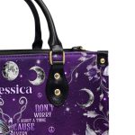 Don'T Worry About A Thing Cause Every Little Thing Is Gonna Be Alright - Personalized Leather Handbag Sbn04