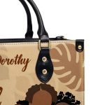 With God, All Things Are Possible - Personalized Leather Hand Bag Stb98