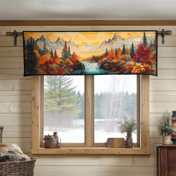 Whispering Falls Quilted Valance
