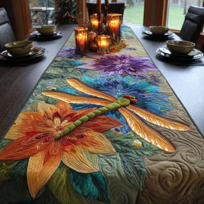 Whispering Wings Quilted Table Runner