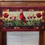 Whispers Of Love Quilted Valance