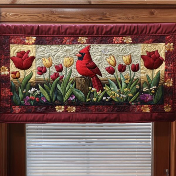Whispers Of Love Quilted Valance