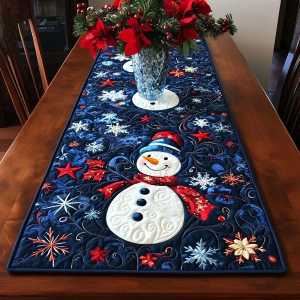 Winter Buddy Quilted Table Runner