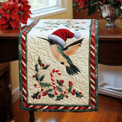 Winter Hover Quilted Table Runner