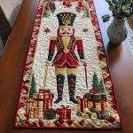 Winter Nutcracker Magic Quilted Table Runner