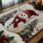 Winter Whimsy Quilted Table Runner