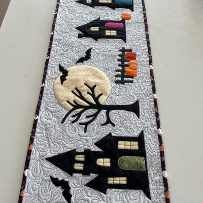 Witch House Charms Quilted Table Runner