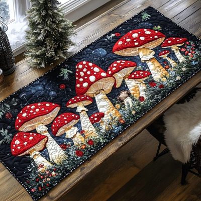 Woodland Whimsy Quilted Table Runner