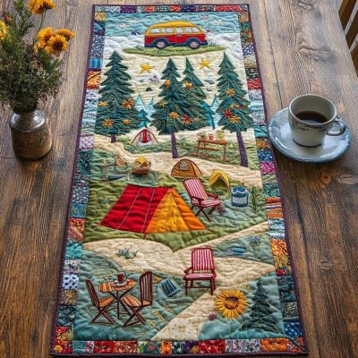 Woodland Whispers Quilted Table Runner
