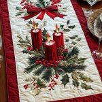 Yuletide Glow Quilted Table Runner