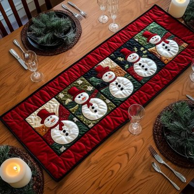 Yuletide Joy Quilted Table Runner