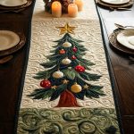 Yuletide Magic Quilted Table Runner