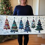 Yuletide Tree Bliss Quilted Table Runner