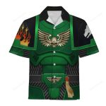 Warhammer Space Marines Salamanders Costume Cosplay Hawaiian Shirt Whhs06