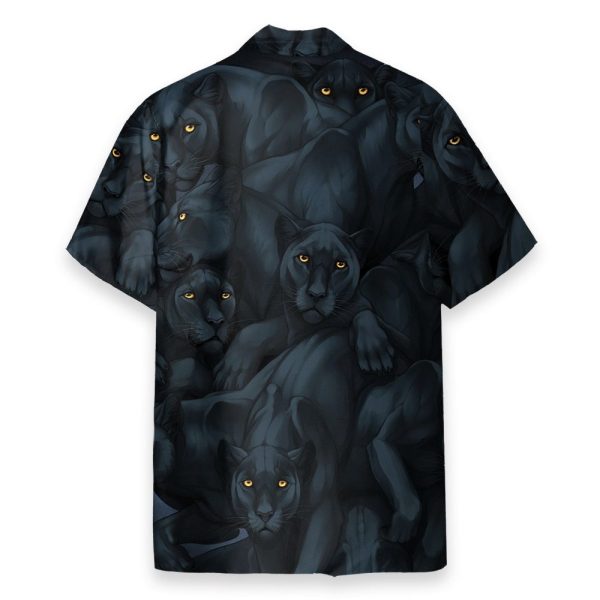 Black Panther So Cool Men'S Button'S Up Shirts Hawaiian Shirt & Beach Shorts