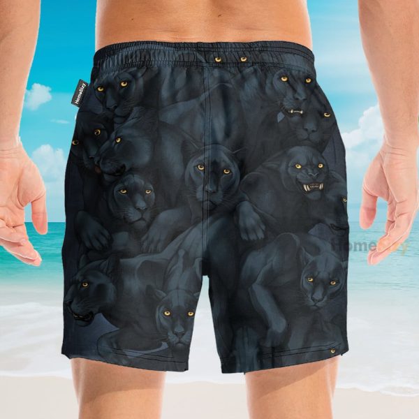 Black Panther So Cool Men'S Button'S Up Shirts Hawaiian Shirt & Beach Shorts