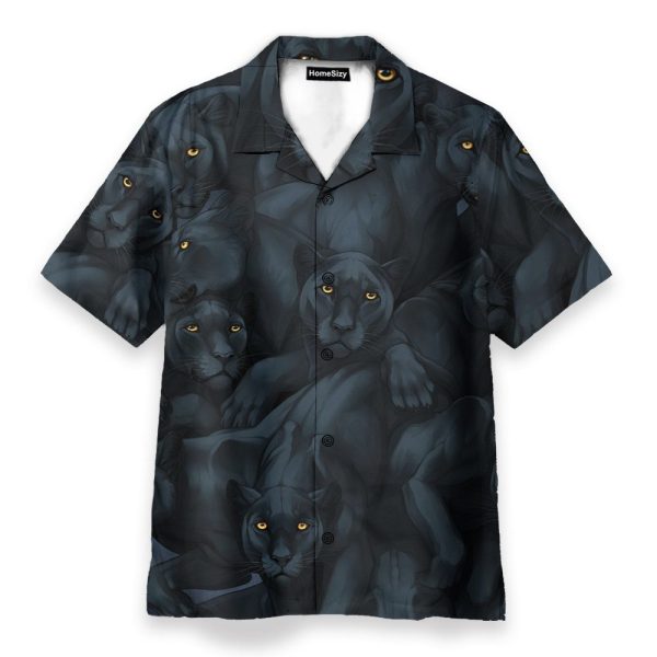 Black Panther So Cool Men'S Button'S Up Shirts Hawaiian Shirt & Beach Shorts