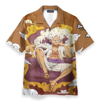 Luffy Gear 5 Men'S Button'S Up Shirts Hawaiian Shirt