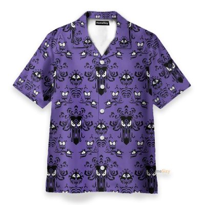 Haunted Mansion Movie Cosplay Costume Hawaiian Shirt & Beach Shorts