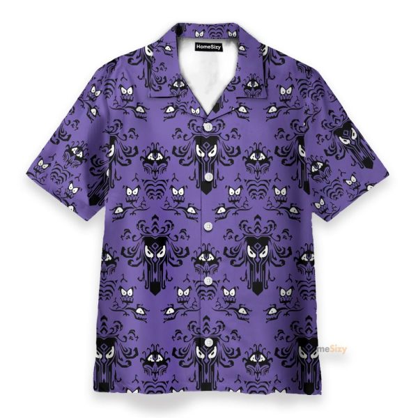 Haunted Mansion Movie Cosplay Costume Hawaiian Shirt & Beach Shorts