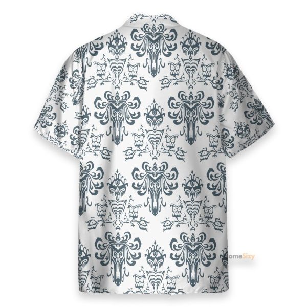 White Haunted Mansion Movie Hawaiian Shirt & Beach Shorts