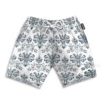 White Haunted Mansion Movie Hawaiian Shirt & Beach Shorts