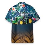 Tractor Men'S Button'S Up Shirts Hawaiian Shirt