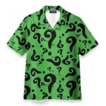 Batman The Riddler Movie Cosplay Costume Hawaiian Shirt & Beach Shorts