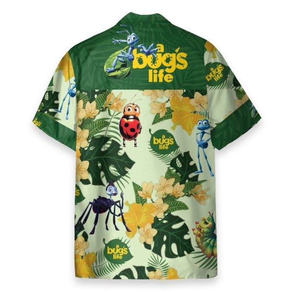 A Bug Life Funny Button'S Up Shirts Hawaiian Shirt & Beach Shorts