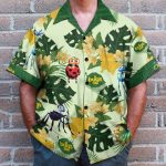 A Bug Life Funny Button'S Up Shirts Hawaiian Shirt & Beach Shorts