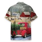 Red Truck Christmas Apple Valley Orchards Hawaiian Shirt
