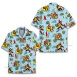 Funny Bigfoot Beach Party Cool Sasquatch Hawaiian Shirt