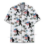 Patriotic Bigfoot Usa Flag Sasquatch Hawaiian Shirt Qt5121202