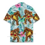 Funny Bigfoot Sasquatch Pizza & Taco Hawaiian Shirt Qt6011901