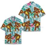 Funny Bigfoot Sasquatch Pizza & Taco Hawaiian Shirt Qt6011901