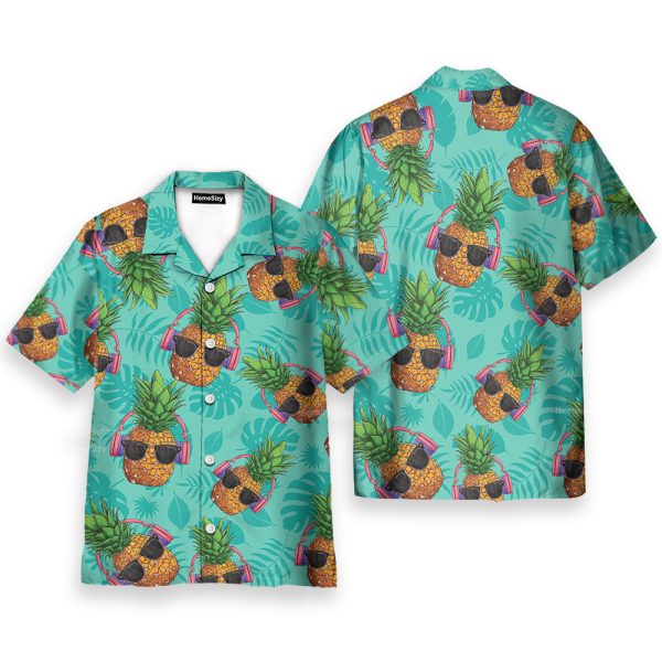 Funny Pineapple Party Cool Tropical Hawaiian Shirt