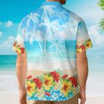 Thankful From The Beach Bigfoot Tropical Aloha Hawaiian Shirt