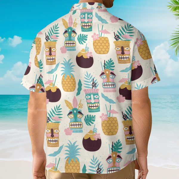 Aloha Tiki Pineapple Vintage Hawaiian Shirt