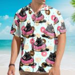 Funny Cat Donut Cute Dessert Hawaiian Shirt