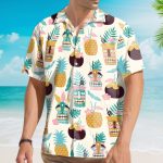 Aloha Tiki Pineapple Vintage Hawaiian Shirt