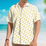 Funny Banana Duck Quirky Summer Seamless Hawaiian Shirt
