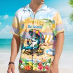 Funny Shark Relaxing Summer Beach Tropical Hawaiian Shirt