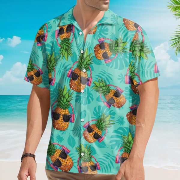 Funny Pineapple Party Cool Tropical Hawaiian Shirt