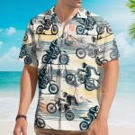Motocross Bigfoot Funny Dirt Bike Riders Hawaiian Shirt