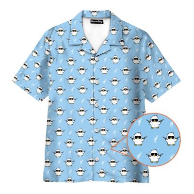 Funny Duck With Gun Dont Duck With Me Hawaiian Shirt